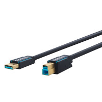 Produktbild för ClickTronic - USB-kabel - USB typ A till USB Type B - 1.8 m