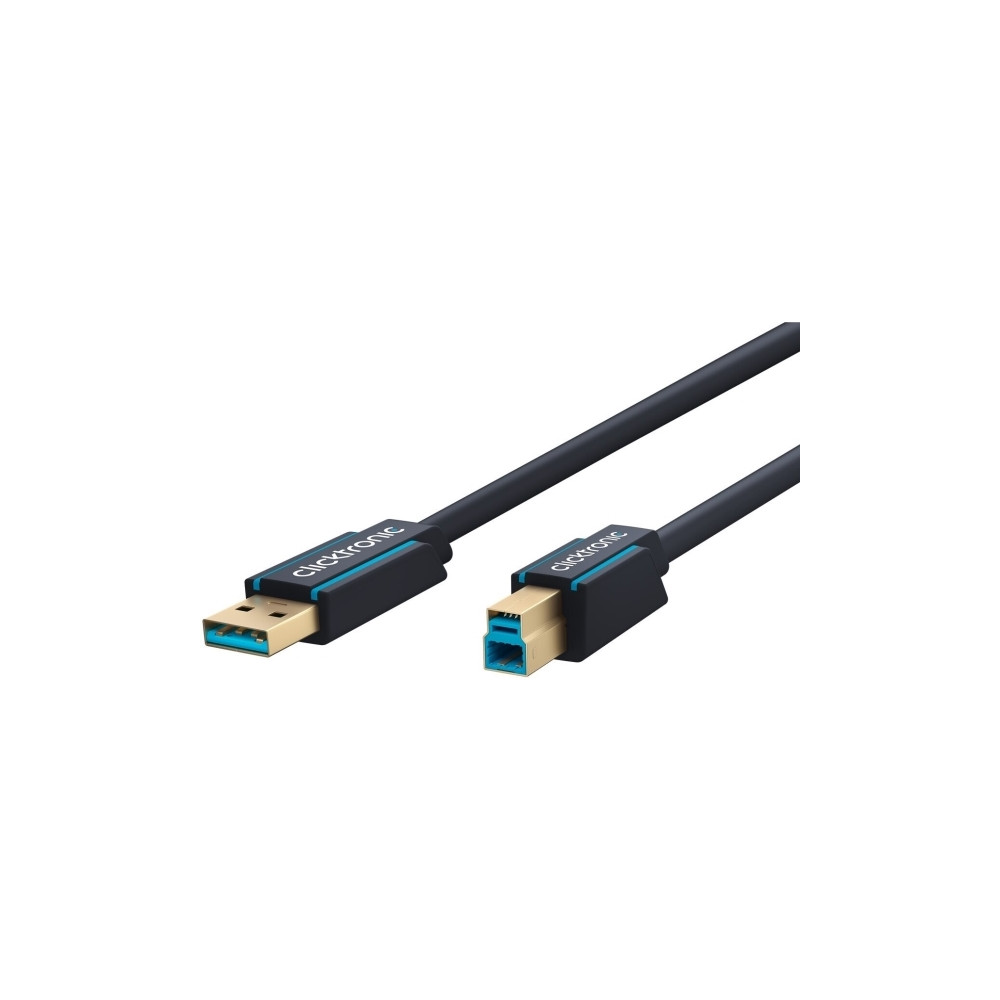 Produktbild för ClickTronic - USB-kabel - USB typ A till USB Type B - 1.8 m