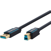 Produktbild för ClickTronic - USB-kabel - USB typ A till USB Type B - 1.8 m
