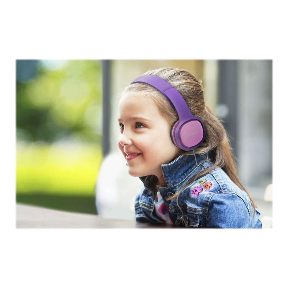 Produktbild för Philips Kids SHK2000PK - hörlurar - 3,5 mm kontakt