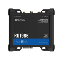 Produktbild för Teltonika RUT986 - trådlös router - WWAN - Wi-Fi - 4G, 3G, 2G - DIN-skenmonterbar, bordsmonterbar, väggmonterbar