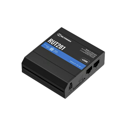 Teltonika Teltonika RUT281 - trådlös router - WWAN - Wi-Fi - 2G, 3G, 4G - DIN-skenmonterbar, bordsmonterbar, väggmonterbar