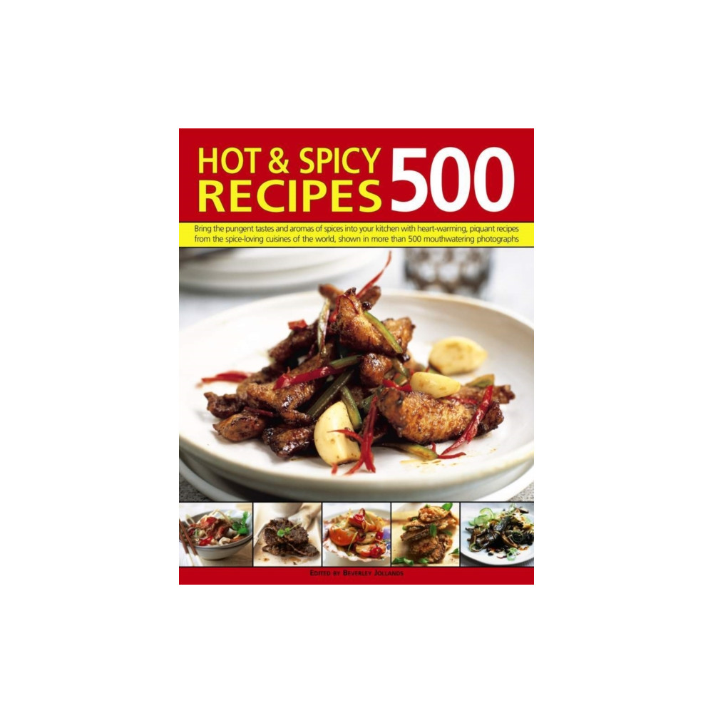Produktbild för 500 Hot & Spicy Recipes (häftad, eng)
