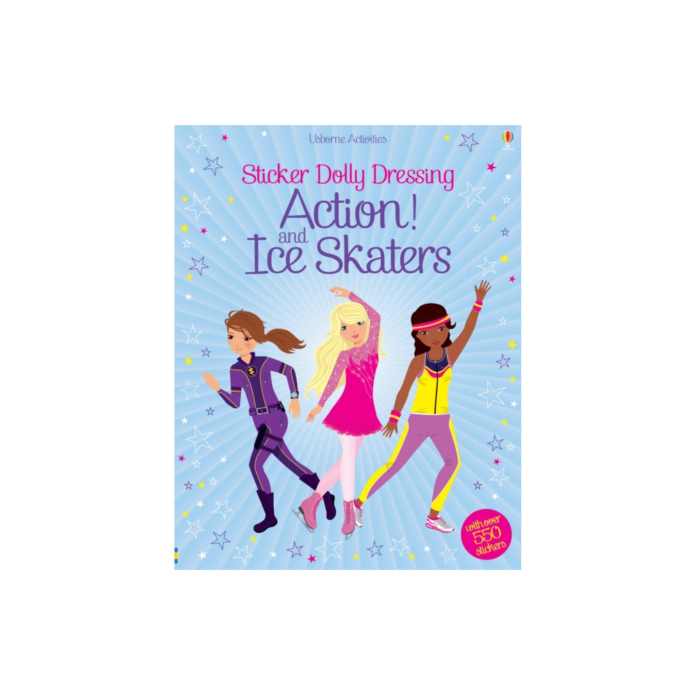Produktbild för Sticker Dolly Dressing Action! & Ice Skaters (häftad, eng)