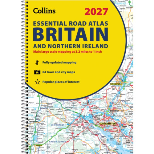HarperCollins Publishers Collins Essential Road Atlas Britain and Northern Ireland 2027 (A4 Spiral) (bok, spiral, eng)