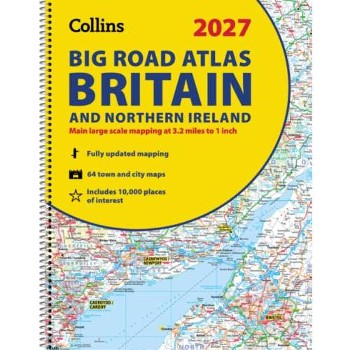 HarperCollins Publishers Collins Big Road Atlas Britain and Northern Ireland 2027 (A3 Spiral) (bok, spiral, eng)
