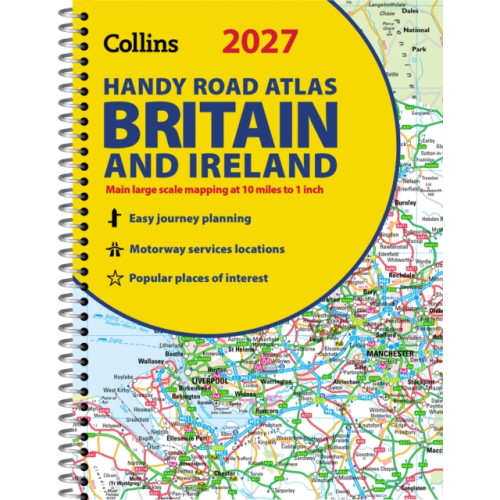 HarperCollins Publishers Collins Handy Road Atlas Britain and Ireland 2027 (A5 Spiral) (bok, spiral, eng)