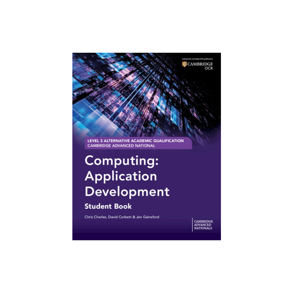 Produktbild för Cambridge Advanced National (AAQ) in Computing: Application Development Student Book (häftad, eng)