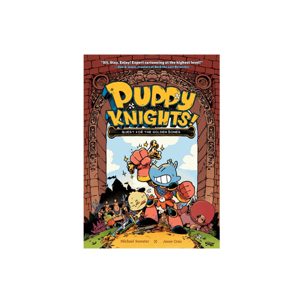 Produktbild för Puppy Knights: Quest for the Golden Bones (häftad, eng)
