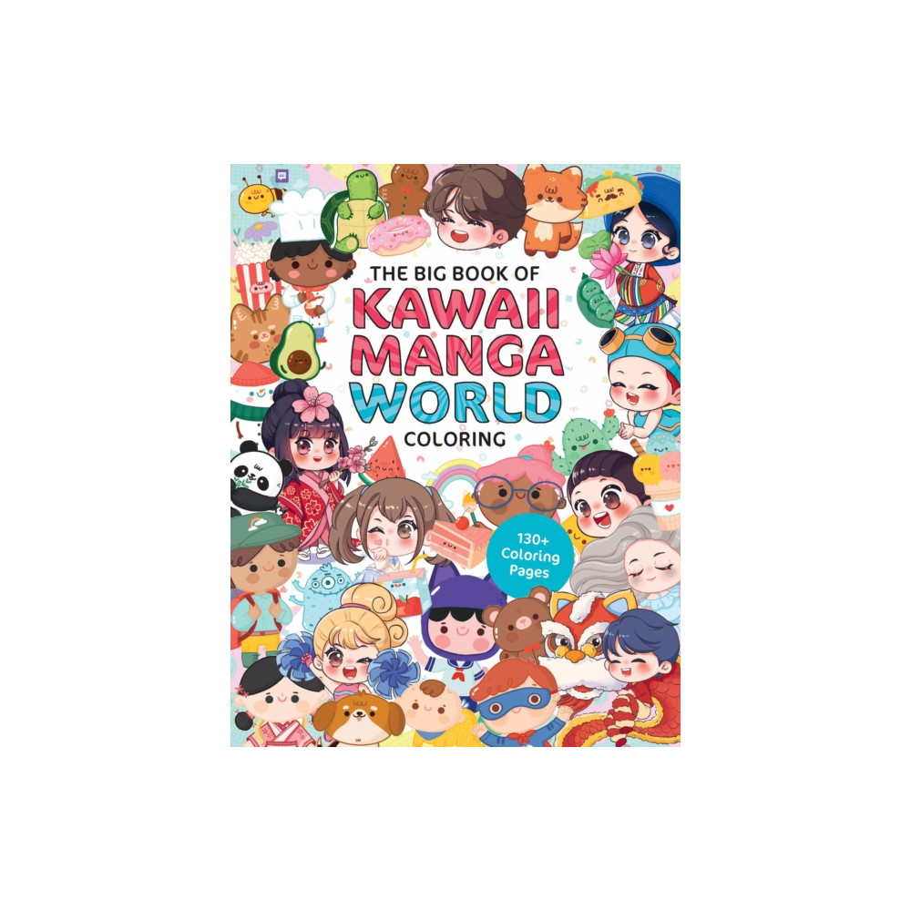 Produktbild för The Big Book of Kawaii Manga World Coloring (häftad, eng)