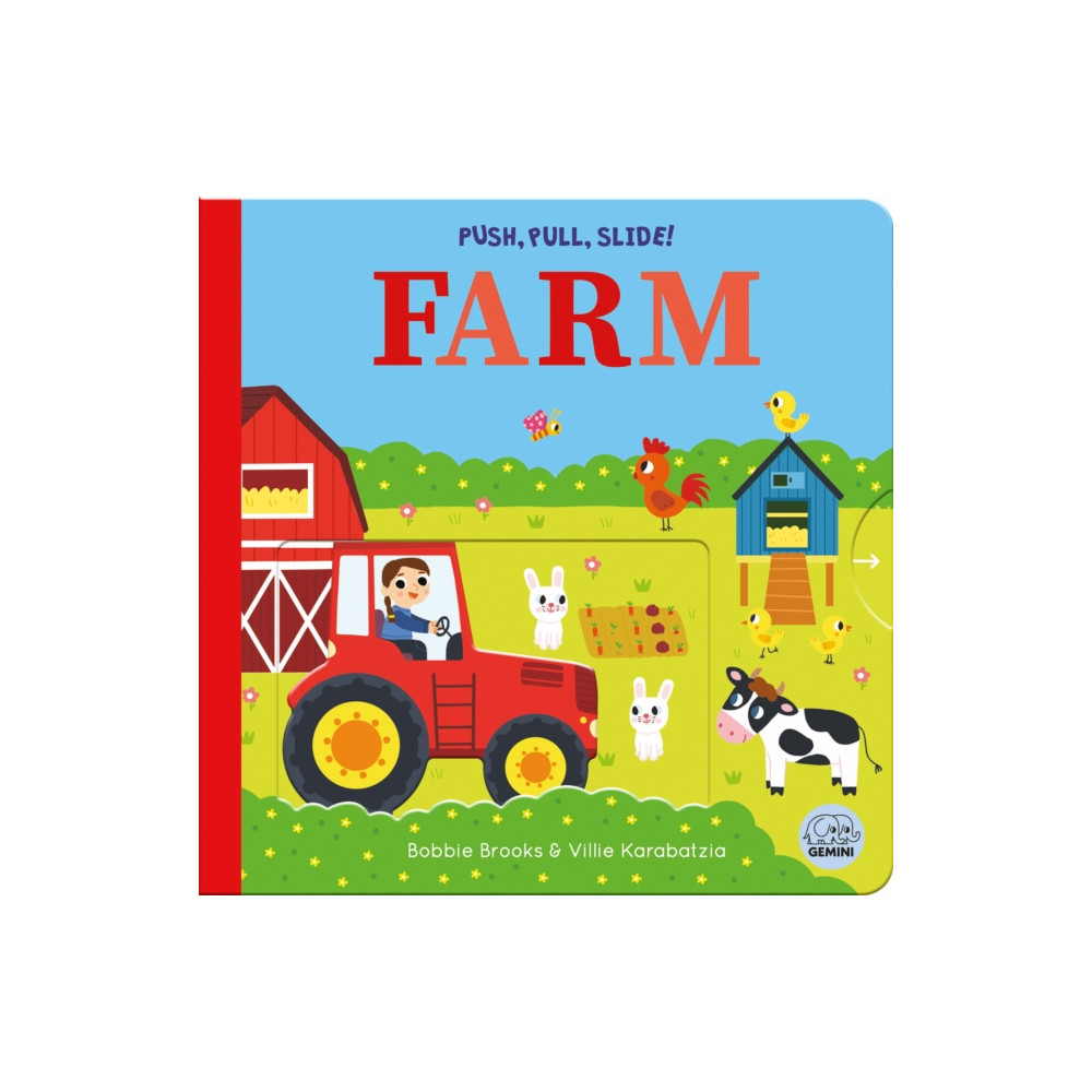 Produktbild för Push, Pull, Slide! Farm (bok, board book, eng)
