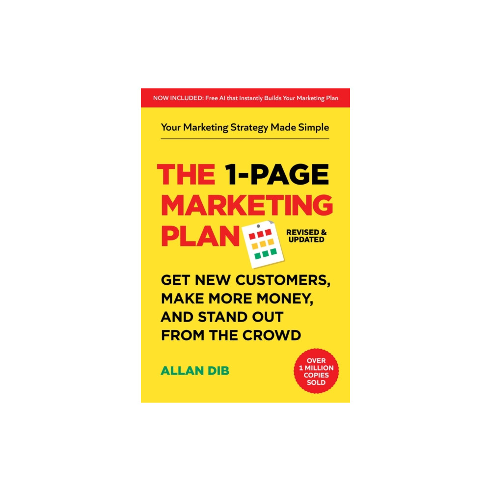 Produktbild för The 1-Page Marketing Plan (häftad, eng)