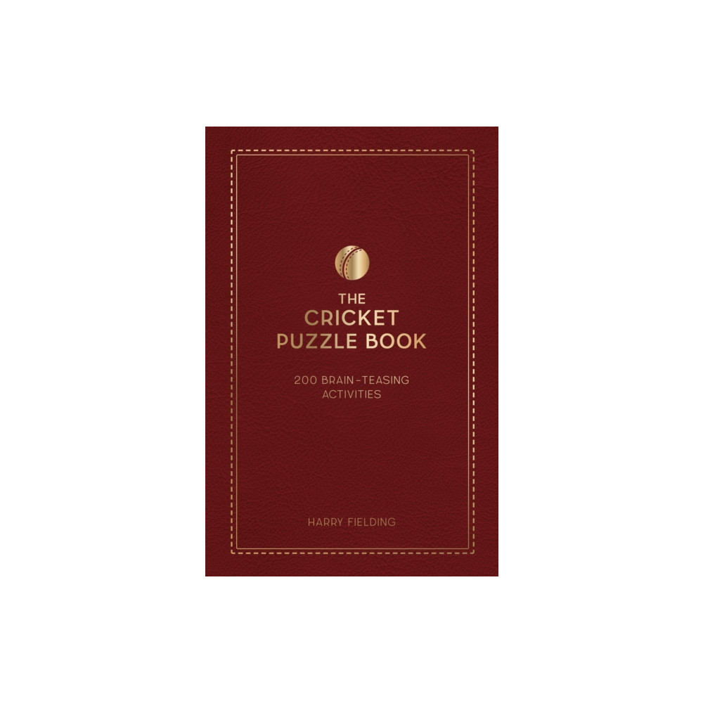 Produktbild för The Cricket Puzzle Book (inbunden, eng)