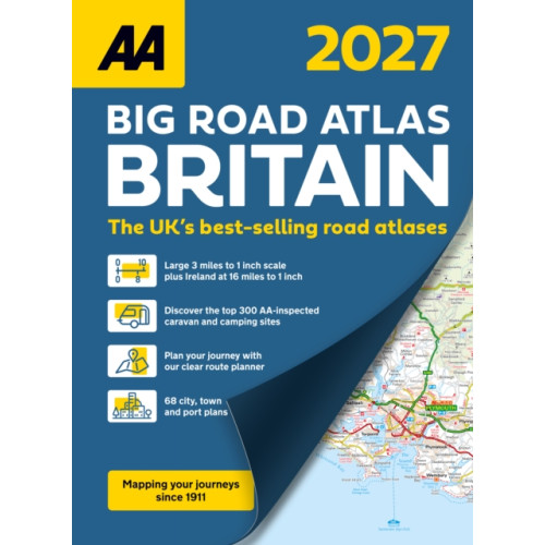AA Publishing AA Big Road Atlas Britain 2027 (bok, spiral, eng)