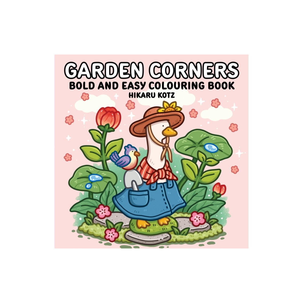 Produktbild för Garden Corners: Bold and Easy Colouring Book for All Ages (häftad, eng)