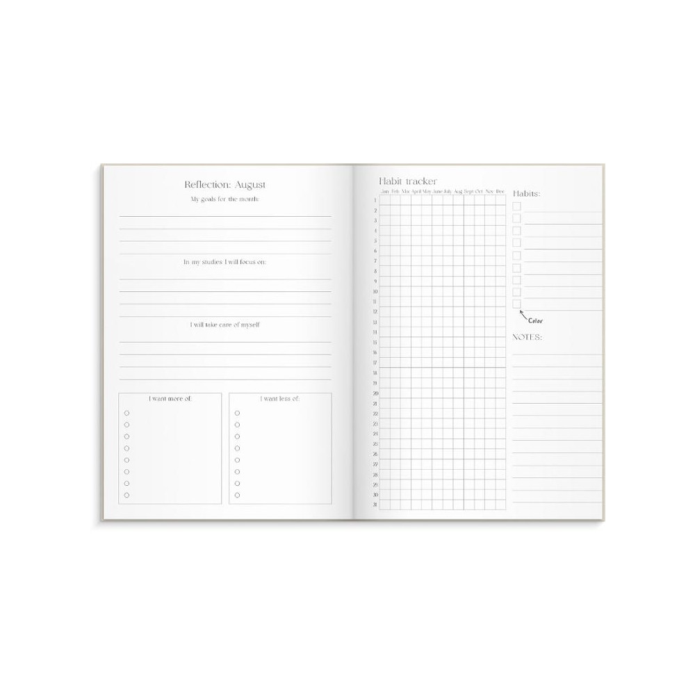 Produktbild för Student Planner beige 26/27