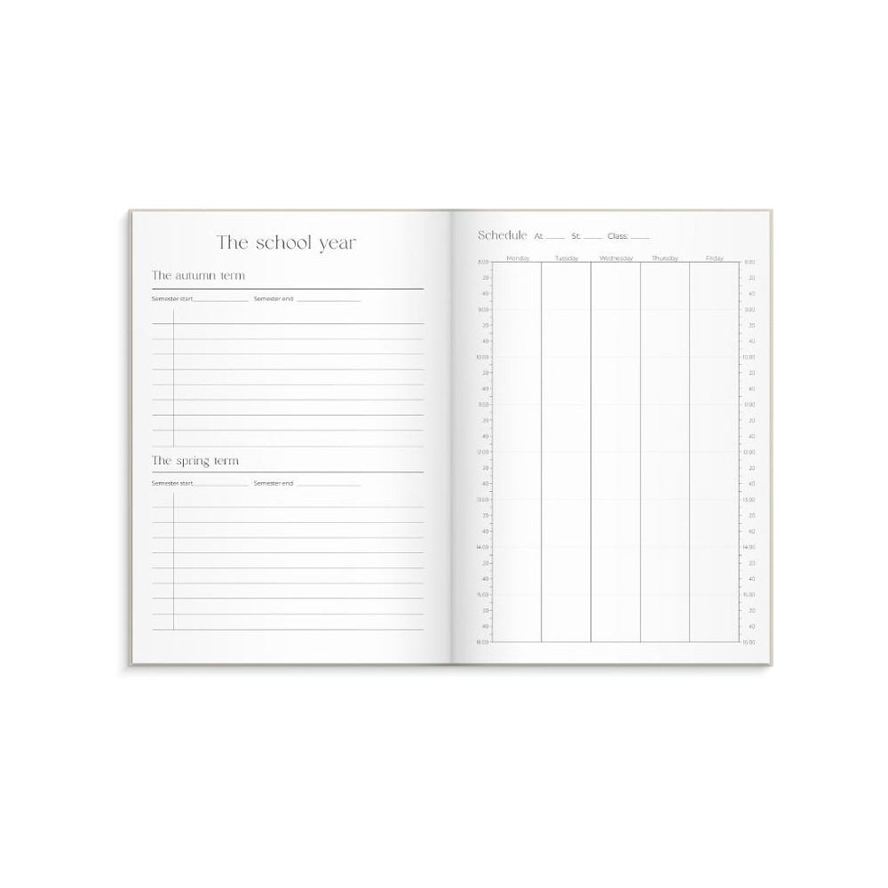 Produktbild för Student Planner beige 26/27
