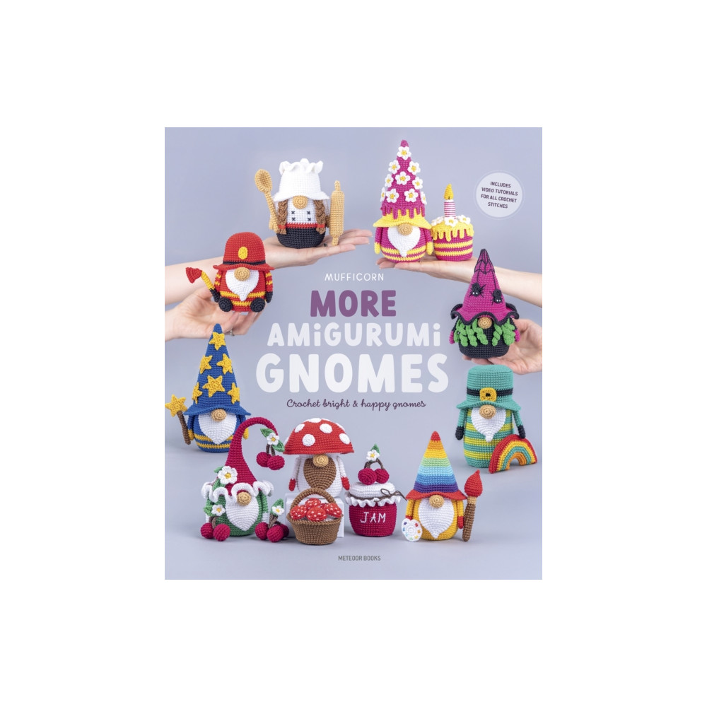 Produktbild för More Amigurumi Gnomes (häftad, eng)