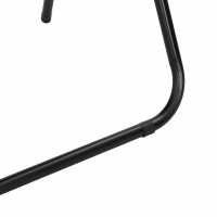 Produktbild för Fällstol 8 pcs Svart 48 x 44 x 78 cm Sammet