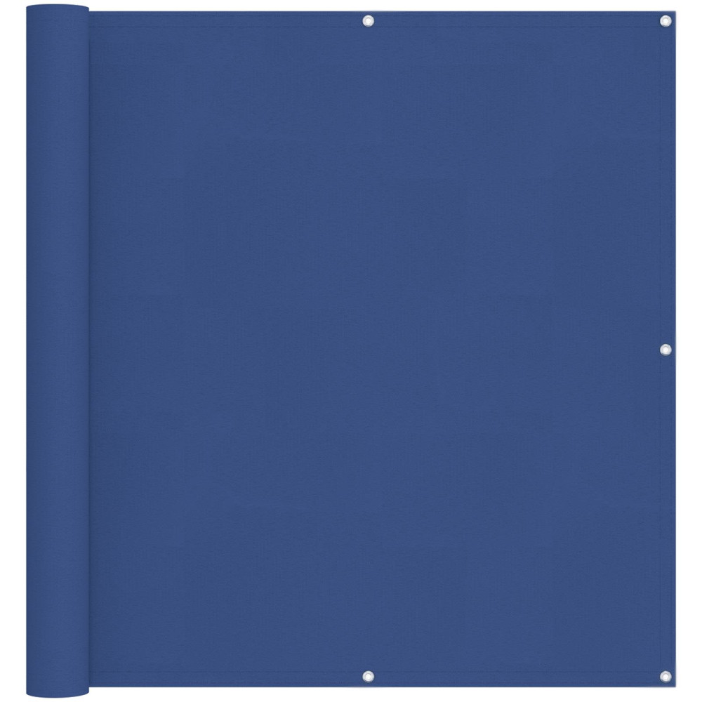 Produktbild för Balkong Skärm Blå 110 x 300 cm Oxford Tyg