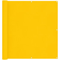 Produktbild för Balkong Skärm Gul 110 x 700 cm Oxford Tyg