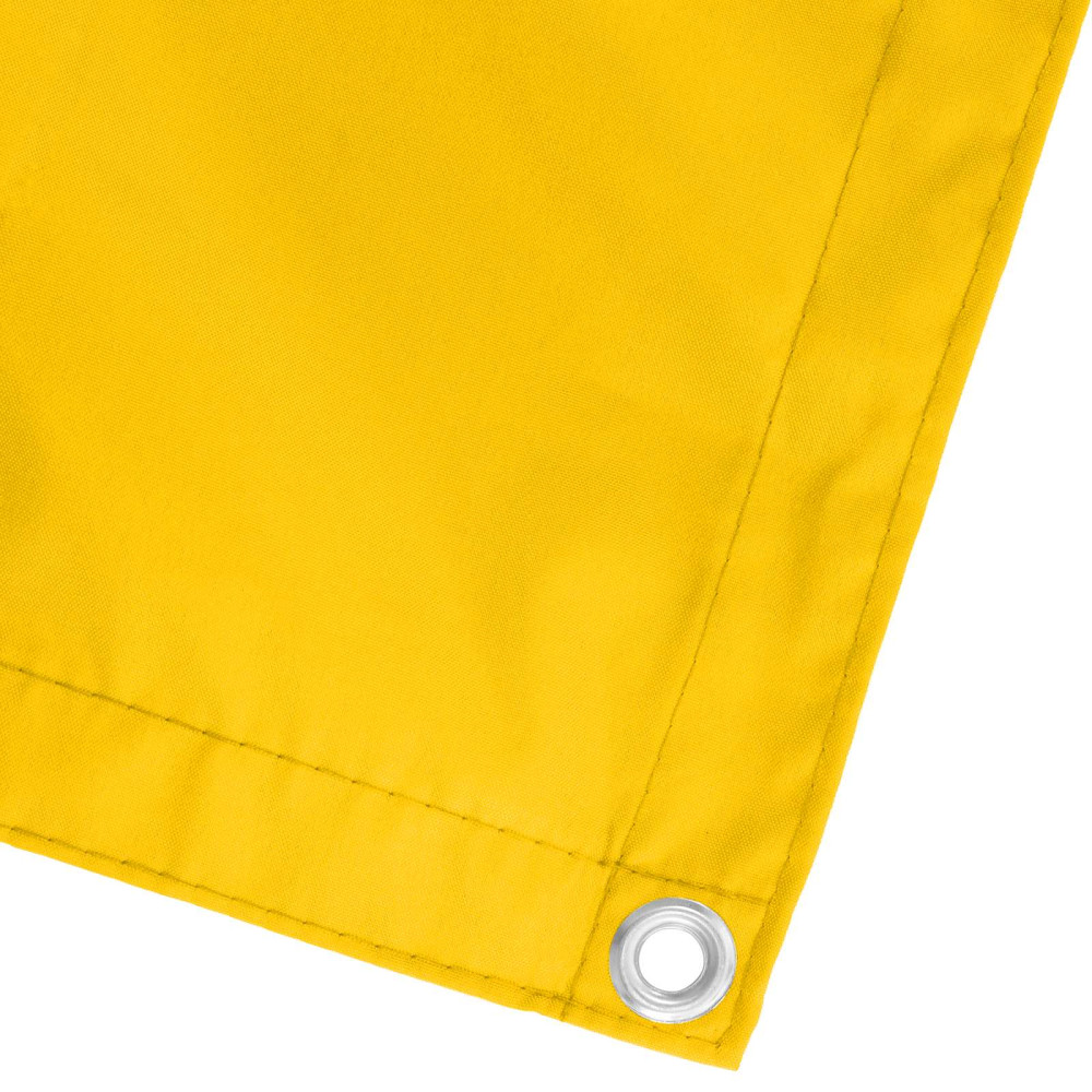 Produktbild för Balkong Skärm Gul 110 x 700 cm Oxford Tyg