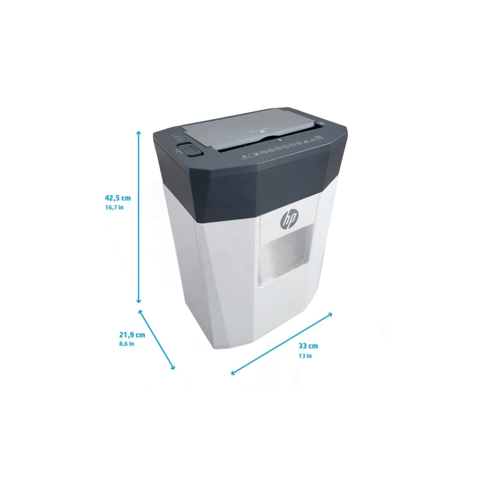 Produktbild för HP OneShred Auto 80CC, Tvärsgående skärning, 22 cm, 4.3 x 12...