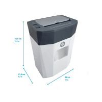 Produktbild för HP OneShred Auto 80CC, Tvärsgående skärning, 22 cm, 4.3 x 12...