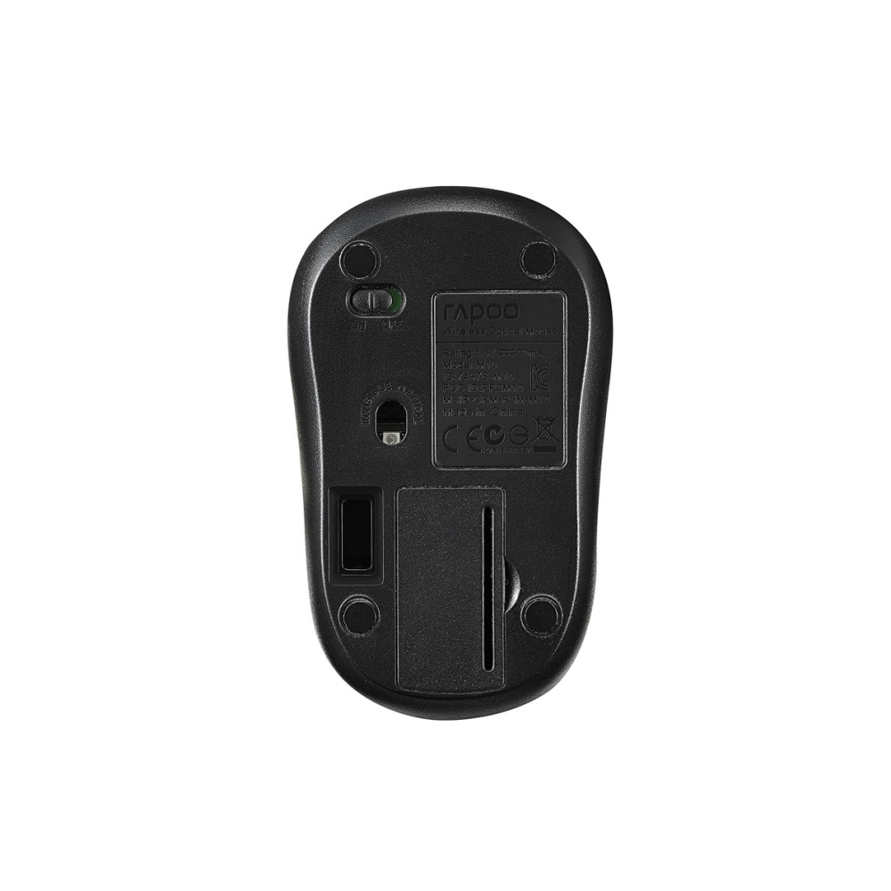 Produktbild för Rapoo M10 PLUS - mus - 2.4 GHz - svart