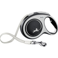 Produktbild för Flexi New COMFORT, Hund, Fleksibel hundesnor, Sort, Grå, Tap...
