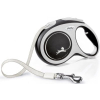 Produktbild för Flexi New COMFORT, Hund, Fleksibel hundesnor, Sort, Grå, Tap...