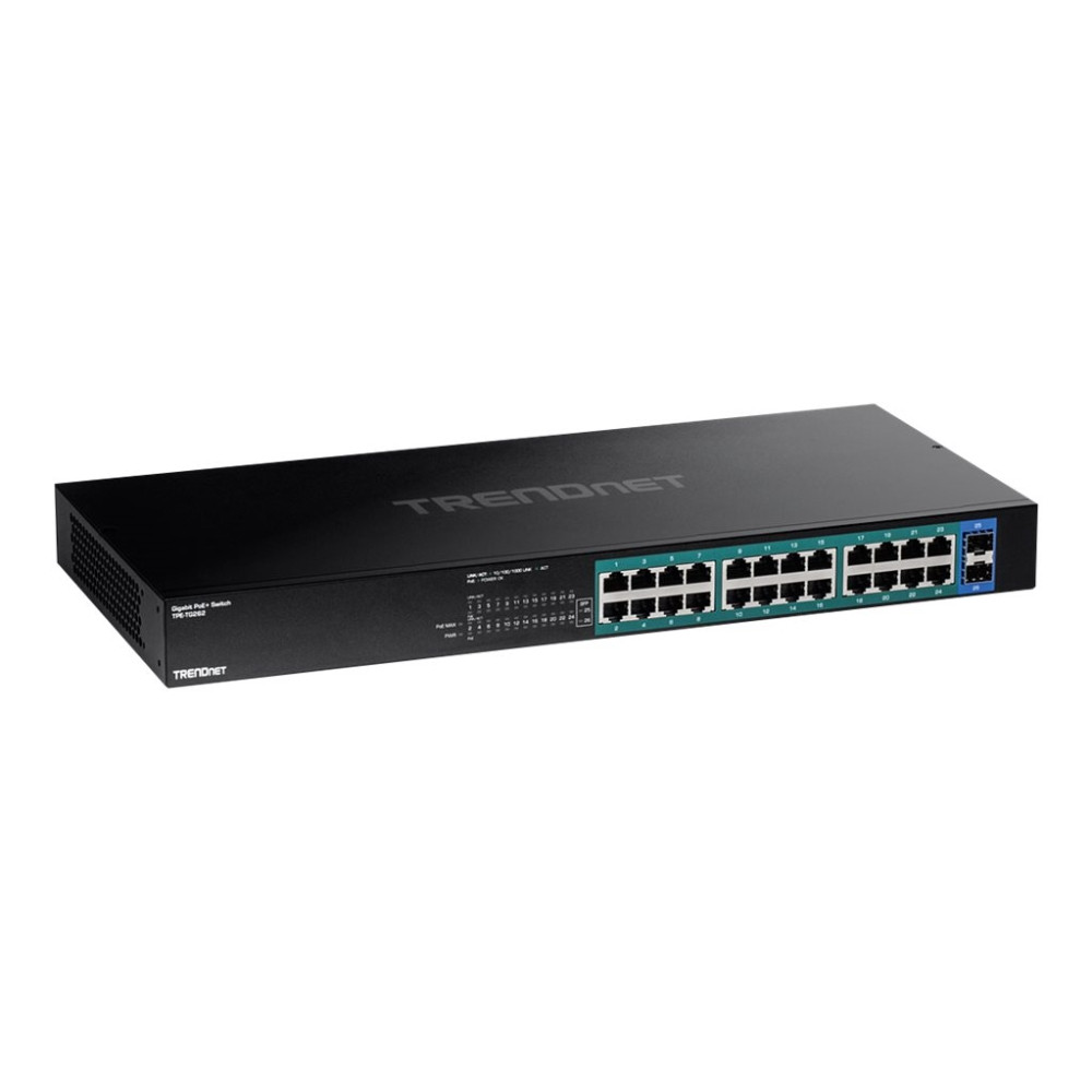 Produktbild för TRENDnet TPE TG262 - switch - 26 portar - rackmonterbar - TAA-kompatibel