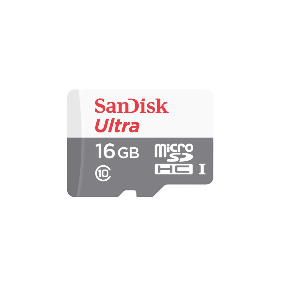 Produktbild för SanDisk Ultra - flash-minneskort - 16 GB - microSDHC UHS-I