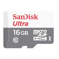 Produktbild för SanDisk Ultra - flash-minneskort - 16 GB - microSDHC UHS-I