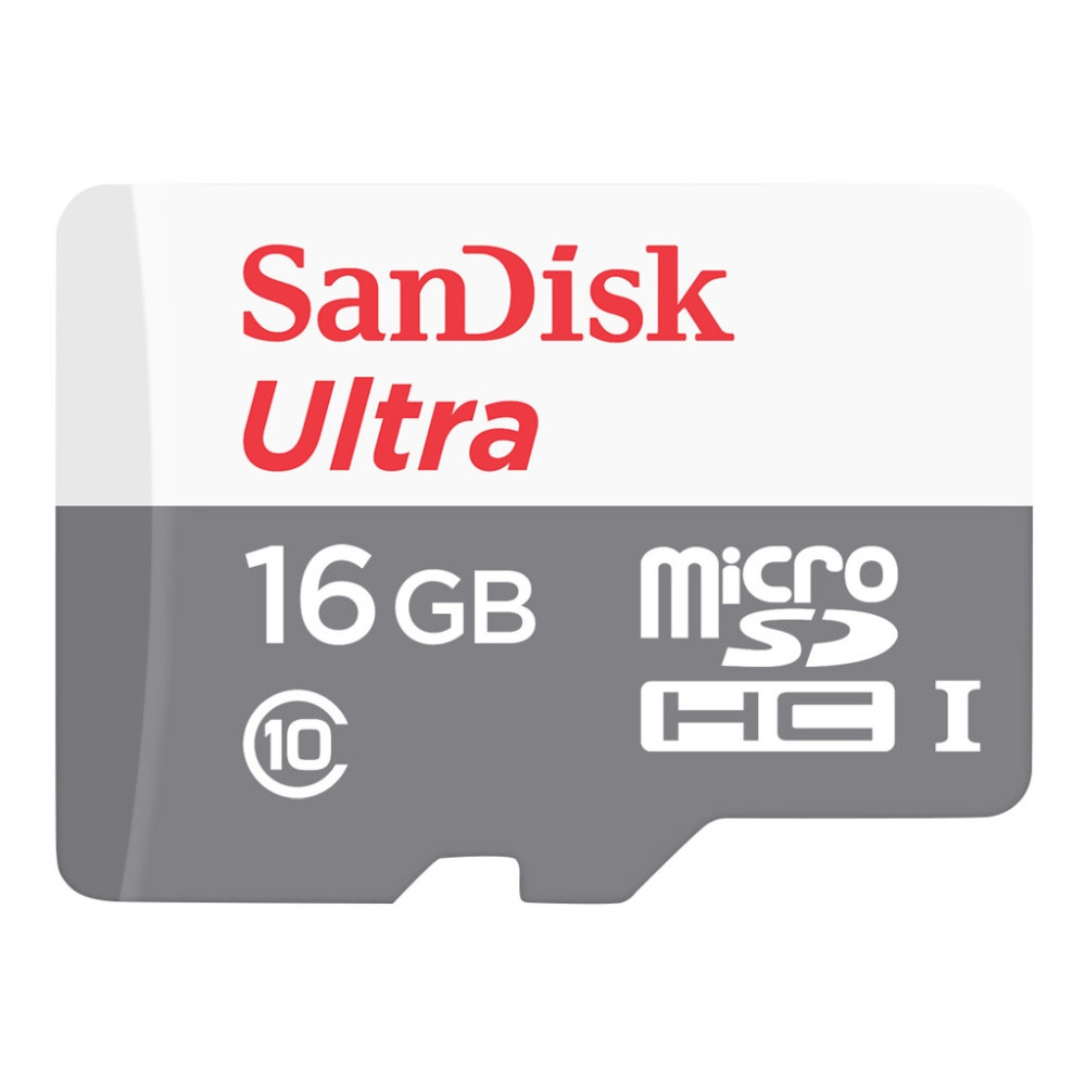 Produktbild för SanDisk Ultra - flash-minneskort - 16 GB - microSDHC UHS-I