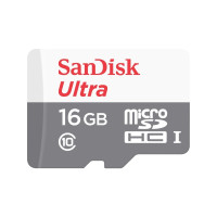 Produktbild för SanDisk Ultra - flash-minneskort - 16 GB - microSDHC UHS-I