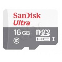 Produktbild för SanDisk Ultra - flash-minneskort - 16 GB - microSDHC UHS-I