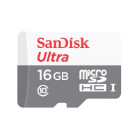 Produktbild för SanDisk Ultra - flash-minneskort - 16 GB - microSDHC UHS-I