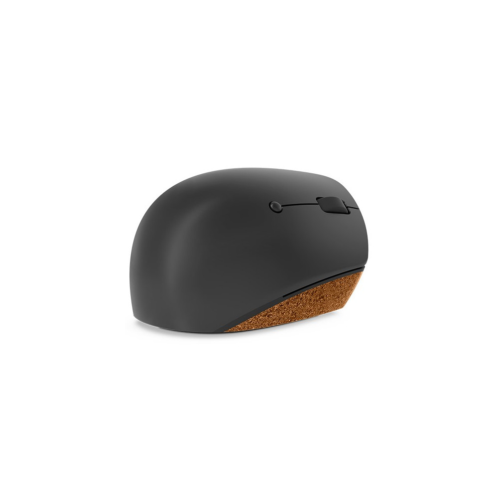 Produktbild för Lenovo Go - mus - 2.4 GHz - grå, kork