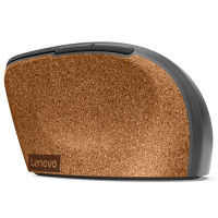 Produktbild för Lenovo Go - mus - 2.4 GHz - grå, kork