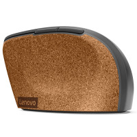 Produktbild för Lenovo Go - mus - 2.4 GHz - grå, kork