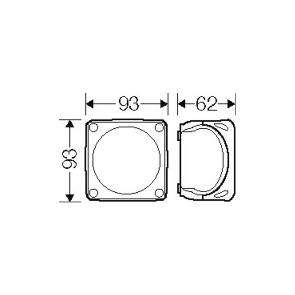 Produktbild för ATEX förgreningsdosa för zon 2 och 22 IP66 93x93x62mm svart...