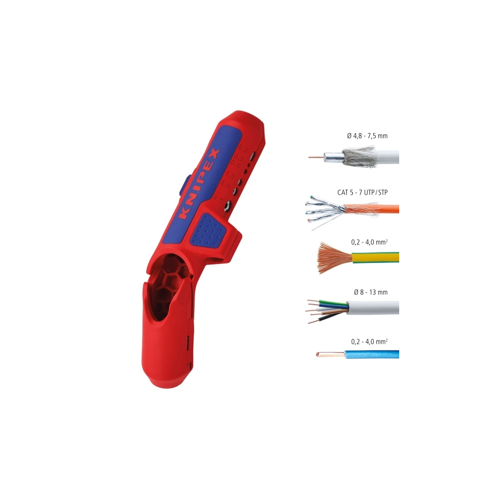 Produktbild för KNIPEX ErgoStrip avskrapningsverktyg - for left-handers