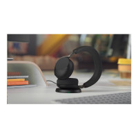 Produktbild för Jabra Evolve3 75 MS - headset - USB-C via Bluetooth-adapter