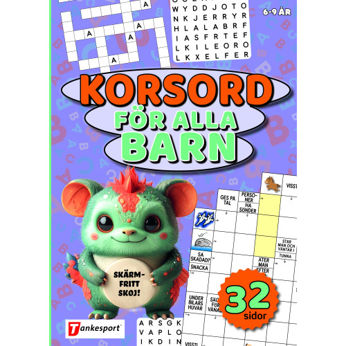 Tankesport Korsord för alla barn (häftad)