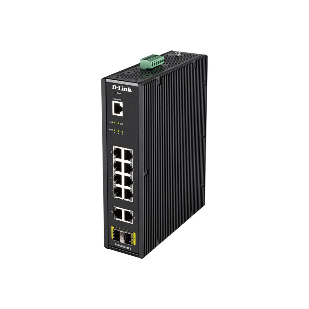 Produktbild för D-Link DIS 200G-12S - switch - 10 portar - Administrerad