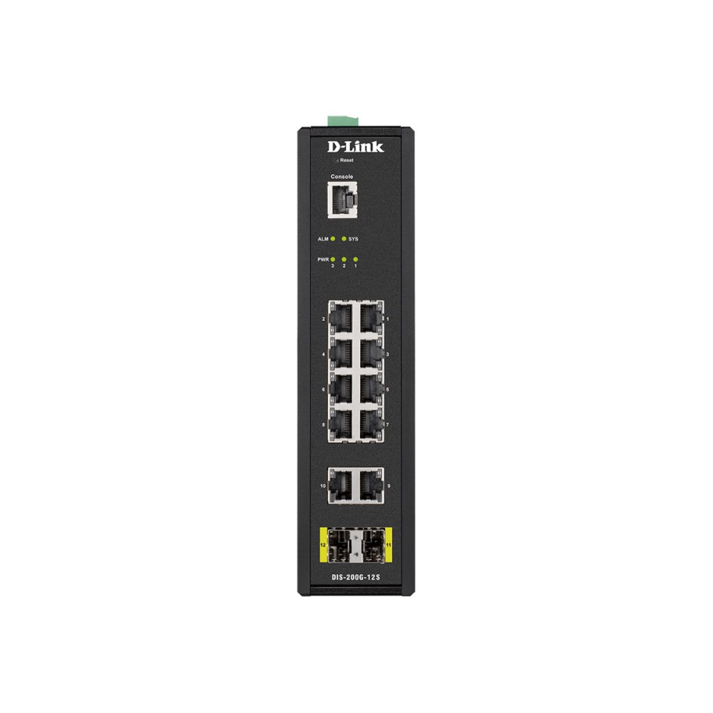 Produktbild för D-Link DIS 200G-12S - switch - 10 portar - Administrerad