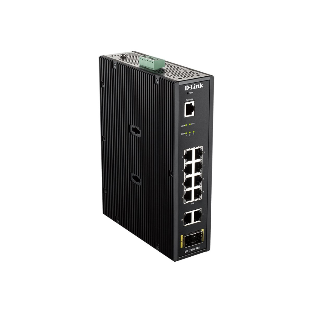 Produktbild för D-Link DIS 200G-12S - switch - 10 portar - Administrerad