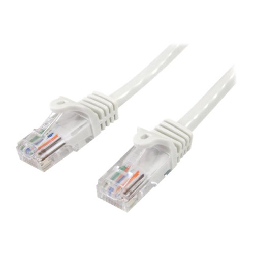 StarTech.com StarTech.com CAT5e Cable - 7 m White Ethernet Cable - Snagless - CAT5e Patch Cord - CAT5e UTP Cable - RJ45 Network Cable - patch-kabel - 7 m - vit