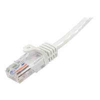 Produktbild för StarTech.com CAT5e Cable - 7 m White Ethernet Cable - Snagless - CAT5e Patch Cord - CAT5e UTP Cable - RJ45 Network Cable - patch-kabel - 7 m - vit